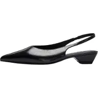 Selected Leer Slingbacks Dames Zwart 37