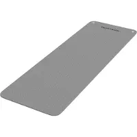 Tunturi Platinum Fitnessmat EVA 180 cm Grijs - 15 mm Dikte - Antislip Trainingsmat met Ophangogen