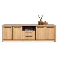 Bommel Wonen Tv meubel (hoog - 240cm) Nevada - Classic Oak