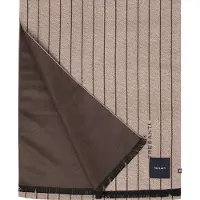 Tresanti Sjaal Justin Twill pinstripe Bruin heren