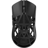 WLMouse MPRO-SHIXIN-BLACK-O, Ontworpen voor rechtshandigen, Optische sensor, Draadloos (RF), 30000 DPI, Zwart