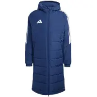 Adidas Tiro 26 League Lange Winterjas Donkerblauw Wit