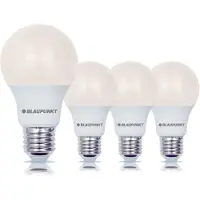 Blaupunkt LED-lamp, E27, A60, 570 lumen, 6W, 2700K, 4 stuks
