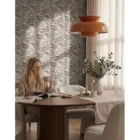A.S. Création Vliesbehang, Bosbehang grijs | B792274, 10,05 m x 0,53 m