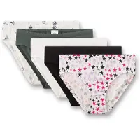 Sanetta Onderbroek groen / pink / zwart / wit