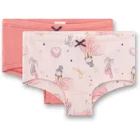 Sanetta Onderbroek zalm roze / donkeroranje / lichtroze / zwart