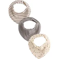 Next - Jongens - Set van 3 babyslabbetjes - Crème
