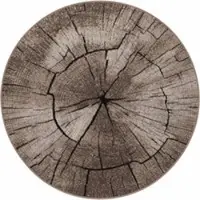 Tapis.fr Tapijt Rodessa beige 120 cm rond