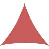 vidaXL Zonneschaduwzeil 2 x 2 x 2 m HDPE Driehoekig Terracotta