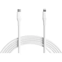 Amazon Basics A. Basis USB-2.0 Type-C naar Lightning-kabel (MFi-gecertificeerd), 3 meter, wit