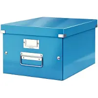 Leitz 6044 WOW medium opbergdoos blauw metallic