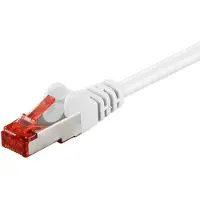 Goobay 92755 CAT 6 netwerkkabel, LAN-kabel voor Gigabit Ethernet, S/FTP, dubbel afgeschermd