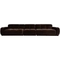 Zuiver Bank Hazel 6-Seater Sofa Brown