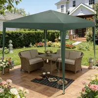 Youjia Draagbare gazebo, opklapbare dakkoepel, partytent met draagtas, voor buitengebruik (alleen met gazebo)