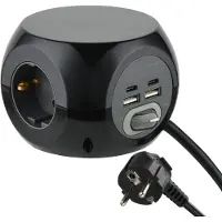 Electraline 62080, kleur: zwart