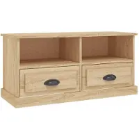 vidaXL Tv-meubel 93x35,5x45 cm bewerkt hout sonoma eikenkleurig