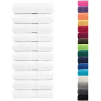 vidaXL Premium washandjes SOLUND 50 stuks 30x30 cm 600 g/m² wit
