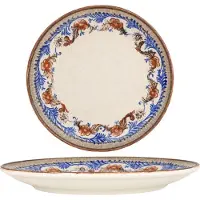 Bonna Dinerbord retro floral porselein 27 cm set van 6