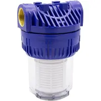 Merkloos Voorfilter voor waterpompen en drinkwaterinstallaties