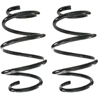 SPIDAN Set ophangingsveren voor de vooras, schroefveer met een diameter van 165 mm, merk , geschikt voor onder andere BMW 2-serie