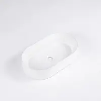 Qeramiq Dely Waskom - 52x30x11.5cm - ovaal - keramiek - glans wit 8228_GW