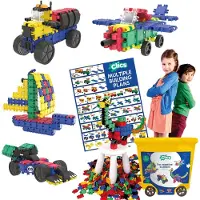 Clics Toys CLICS CB803, Blokkenopslag, 4 jaar, Kunststof, 628 stuks