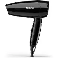 YASHE mini-föhn - opvouwbaar - 1200 W - zwart