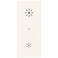 Vimar 30135.B Universele dimmer met fase-afsnijding, voorzien van een aan/uit-schakelaar en een