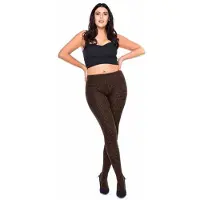 Pamela mann geruite panty Prince of Wales 50 denier donkerbruin female | Maat: 48-50