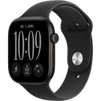 Apple Watch Series 12 GPS 46 mm Aluminium Case Black met Sport Band Black - M/L