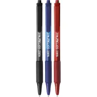 BIC Soft Feel SoftFeel Intrekbaar Balpen Zwart 0,4 mm Medium Balpen 12 Stuks