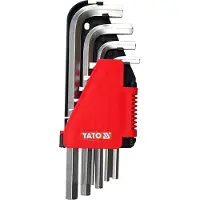 TOYA Inbussleutelset - BONI-SHOP - 10 stuks - Staal CrV - HRC 52-55 - Opbergsteun