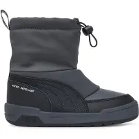 Puma Multiflex 2 hoge sneakers, Zwart/Grijs/Wit, Maat 32,5