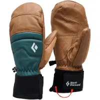 Black Diamond - Dames skihandschoenen - W Spark Mitts Rye/Deep Woods voor Dames - Maat XS - Bruin