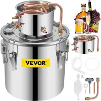 Vevor 8 gallon alcoholstilleerder, 30 liter, roestvrijstalen waterdestilleerder