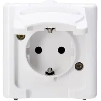 Heinrich Kopp KOPP APWG Blue Electric 1033.0200.7 Schuko, 1-voudig, arctisch wit