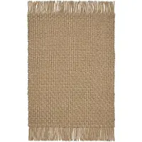 Ferm Living Vloerkleed Udo Rug 140 x 200 cm - Tan / Black