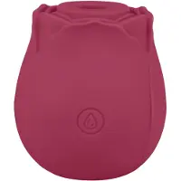 EIS Blush&Bloom - zuigende en vibrerende stimulator (rood)