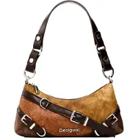 Desigual Schoudertas karamel / cognac / donkerbruin