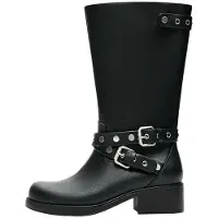 Bershka Boots zwart