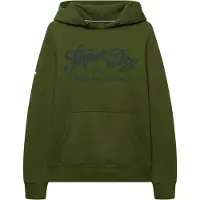Superdry Sweatshirt blauw / olijfgroen
