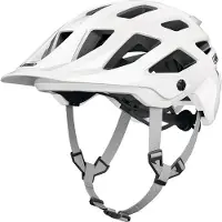 ABUS MTB-helm Moventor 2.0 - comfortabele fiethelm voor off-road gebruik - All-Mountain helm - voor dames en heren - Wit, maat M