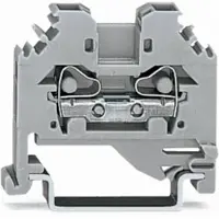 Wago 281-101 Doorgangsklem 6 mm Spanveer Toewijzing: L Grijs 100 stuk(s)