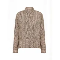 Soyaconcept Sc-halia 2-aop blouse m.brown