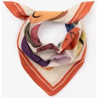 Sissy-Boy Oranje sjaal met print