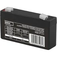 Emos Onderhoudsvrije loodaccu, 6 V/1,3 Ah, met Faston-aansluiting 4,7 mm, artikelnummer 70149
