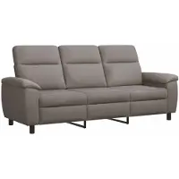 vidaXL Bank Taupe 214 x 90 x 95 cm Stof