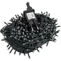 Mojawo LED-lichtketting, 400 lampjes, geschikt voor binnen- en buitengebruik, warmwit