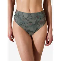 Pentik Hoogzijdige Bloemen Mesh Bikini Onderbroek