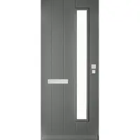 Skantrae Voordeuren SKN 664 Iso satinato glas | massief hardhout | Deurengigant.nl
